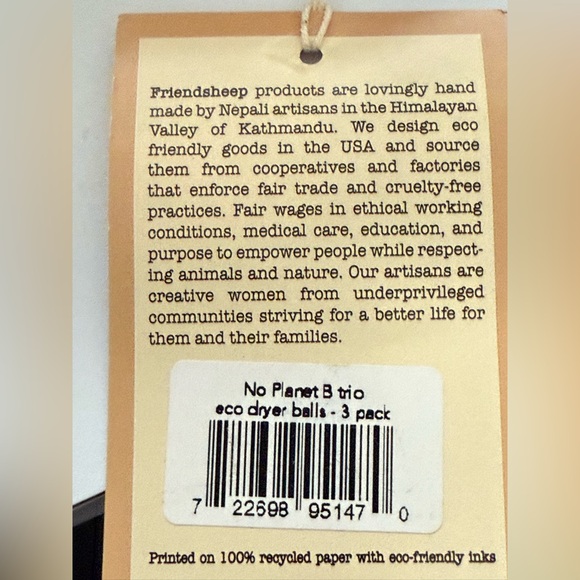 Friendsheep Eco-Sleep Dryer Balls 3pack - Picture 6 of 6